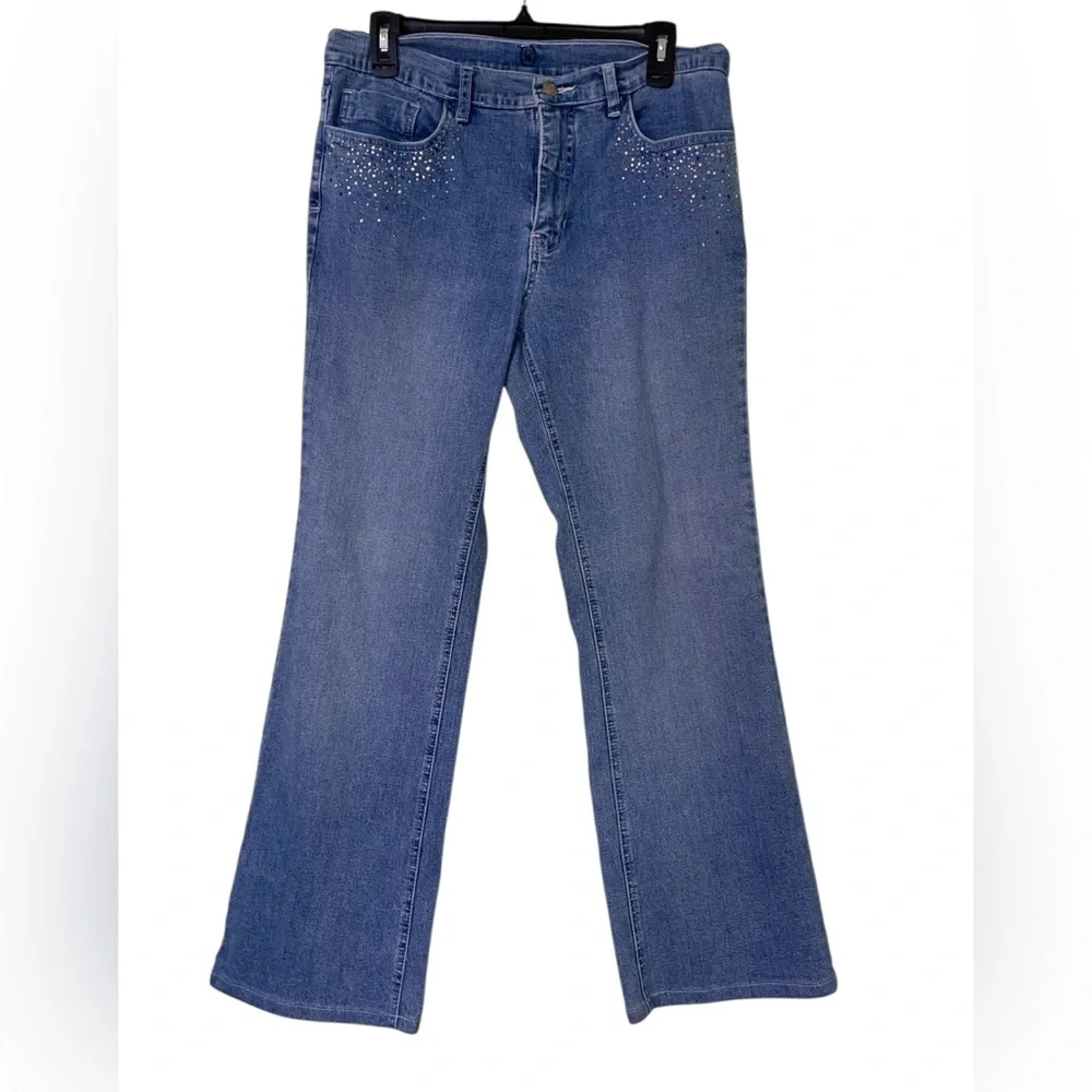 Christine Alexander embellished jeans. Size 10 GUC - Picture 6 of 12